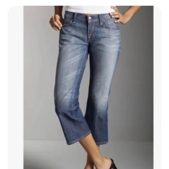 Citizens of Humanity Kelly #063 Low Waist Cropped Jeans Size 26 - Picture 4 of 9